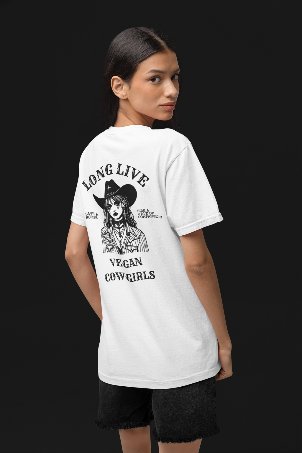 Long Live Vegan Cowgirls - T-Shirt